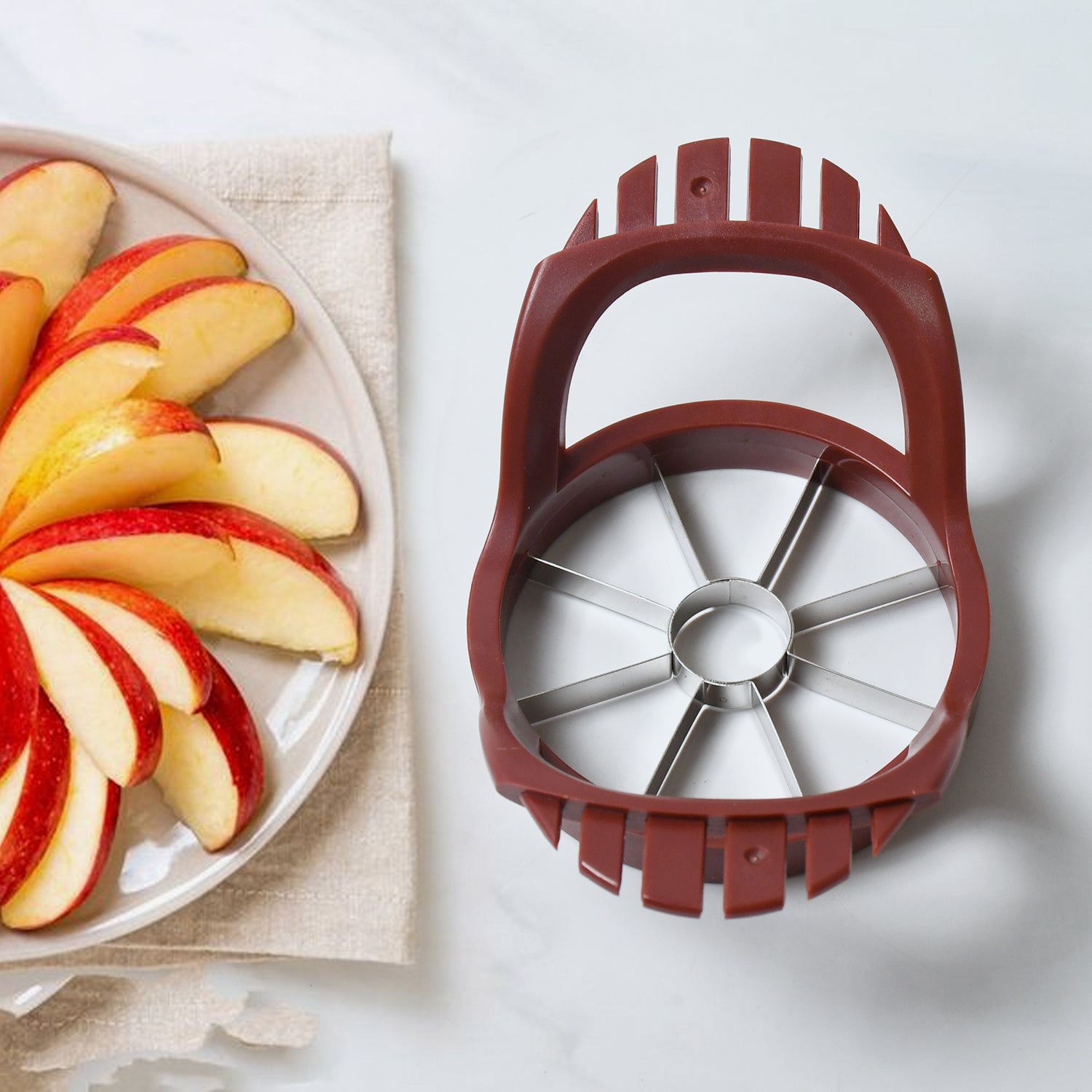 5605 Stainless Steel Apple Cut Apple Slicer Fruit Divider Core Remover Separator 5605 Stainless Steel Apple Cut Apple Slicer Fruit Divider Core Remover Separator